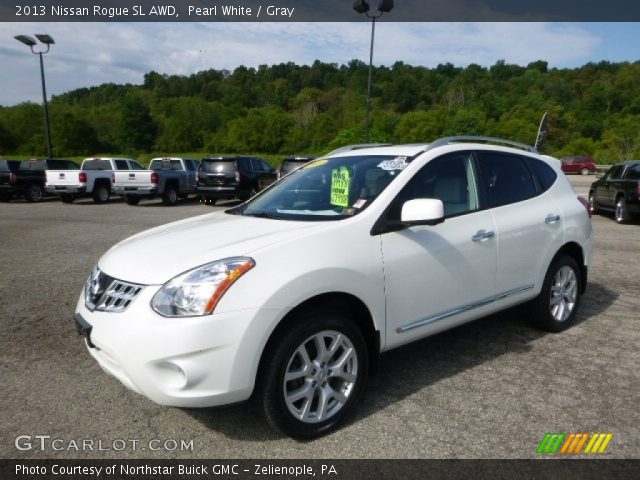 2013 Nissan Rogue SL AWD in Pearl White