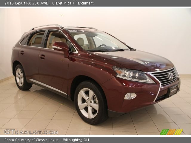 2015 Lexus RX 350 AWD in Claret Mica