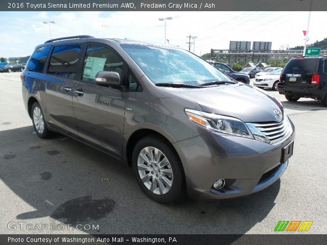 2016 Toyota Sienna Limited Premium AWD in Predawn Gray Mica