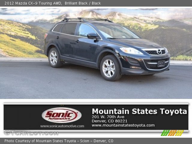 2012 Mazda CX-9 Touring AWD in Brilliant Black