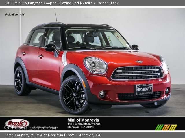 2016 Mini Countryman Cooper in Blazing Red Metallic