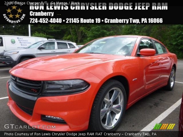 2016 Dodge Charger R/T in Go Mango