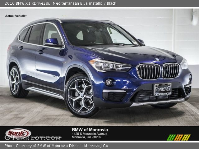 2016 BMW X1 xDrive28i in Mediterranean Blue metallic