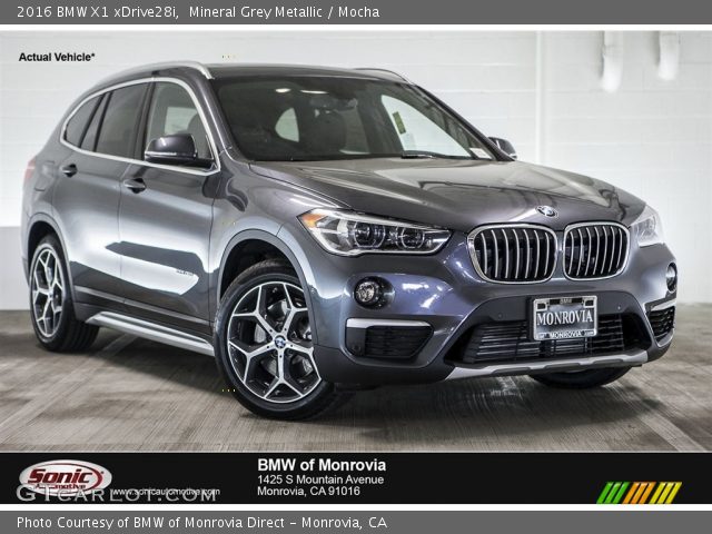 2016 BMW X1 xDrive28i in Mineral Grey Metallic