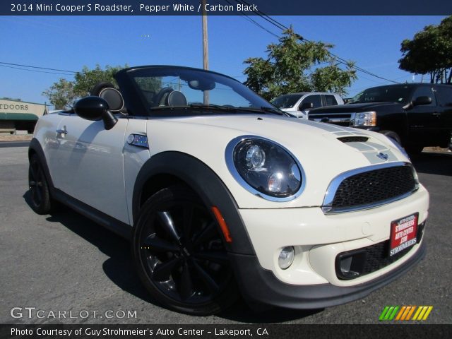 2014 Mini Cooper S Roadster in Pepper White