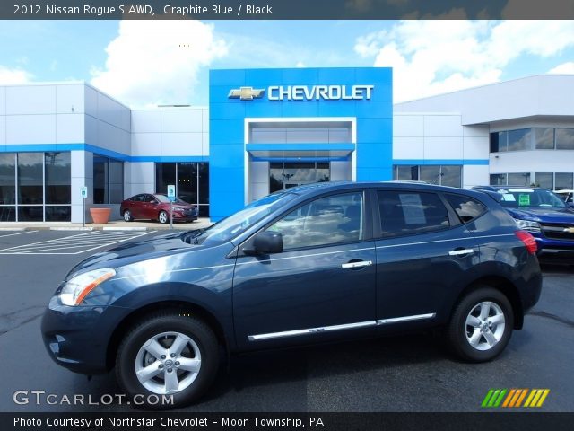2012 Nissan Rogue S AWD in Graphite Blue