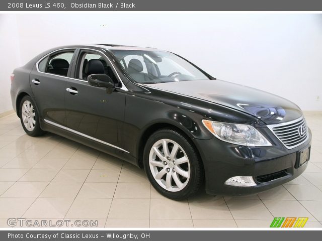 2008 Lexus LS 460 in Obsidian Black