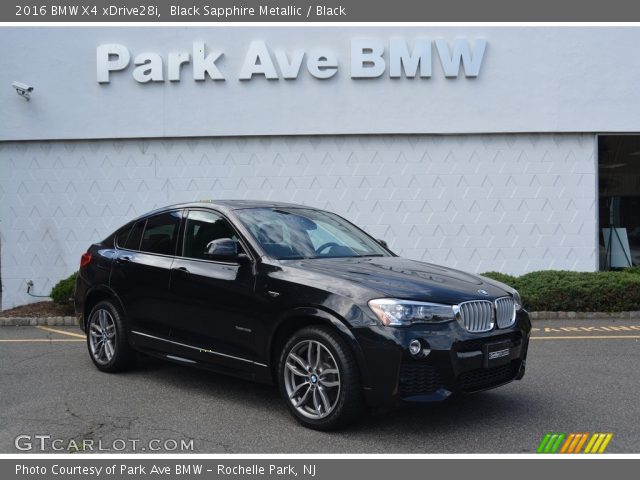 2016 BMW X4 xDrive28i in Black Sapphire Metallic