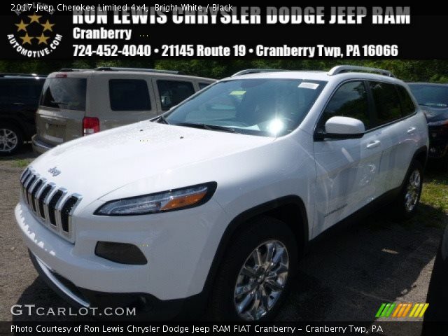 2017 Jeep Cherokee Limited 4x4 in Bright White