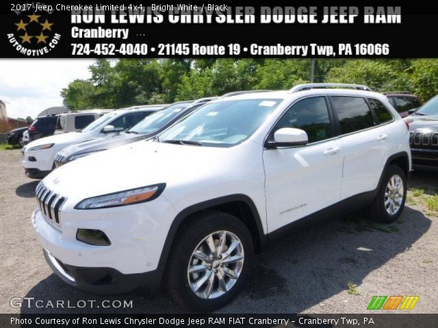 2017 Jeep Cherokee Limited 4x4 in Bright White