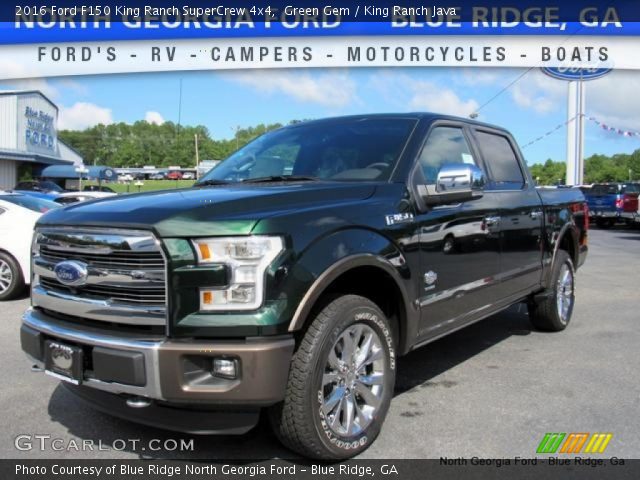 2016 Ford F150 King Ranch SuperCrew 4x4 in Green Gem