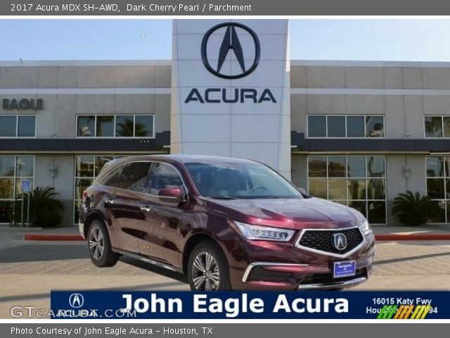 2017 Acura MDX SH-AWD in Dark Cherry Pearl