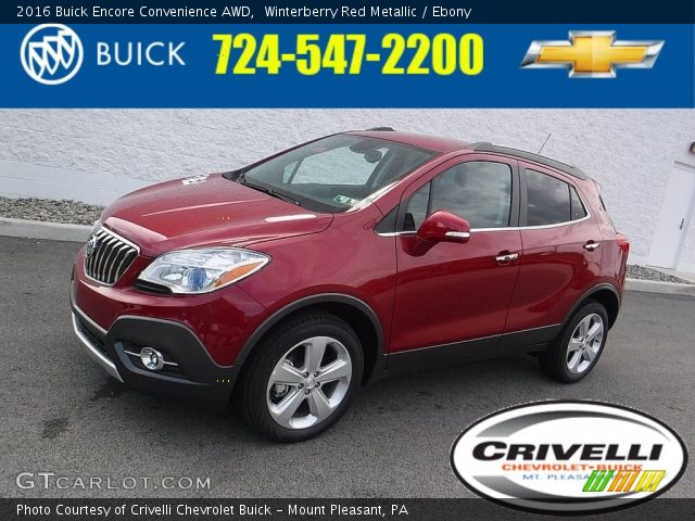 2016 Buick Encore Convenience AWD in Winterberry Red Metallic