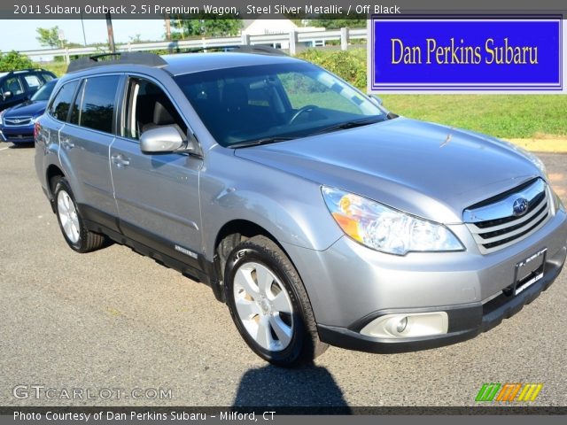 2011 Subaru Outback 2.5i Premium Wagon in Steel Silver Metallic