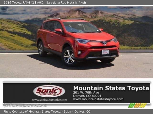 2016 Toyota RAV4 XLE AWD in Barcelona Red Metallic