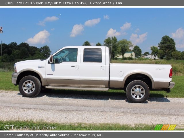 2005 Ford F250 Super Duty Lariat Crew Cab 4x4 in Oxford White