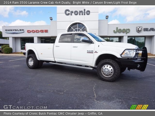 2014 Ram 3500 Laramie Crew Cab 4x4 Dually in Bright White