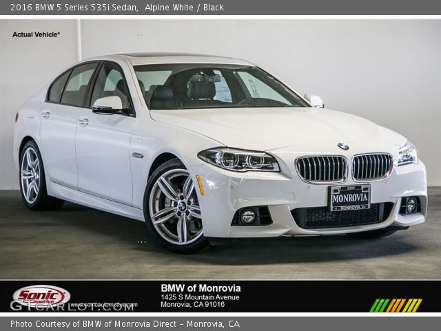 2016 BMW 5 Series 535i Sedan in Alpine White