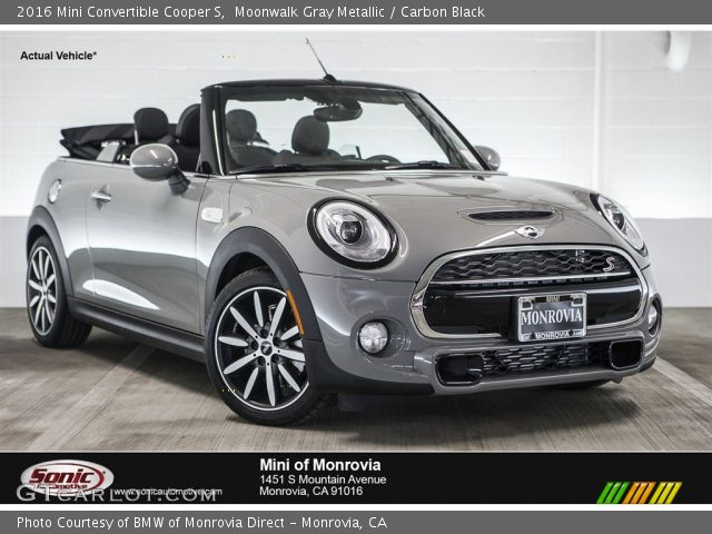 2016 Mini Convertible Cooper S in Moonwalk Gray Metallic