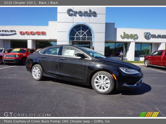 2016 Chrysler 200 C in Black