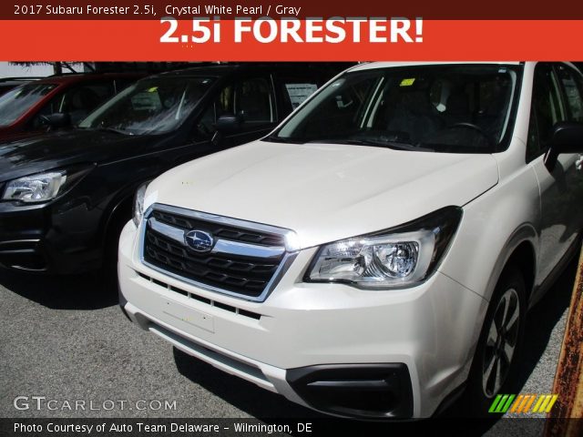 2017 Subaru Forester 2.5i in Crystal White Pearl