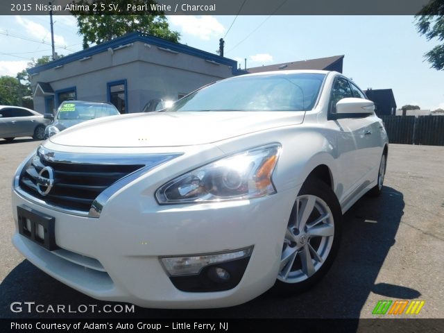 2015 Nissan Altima 2.5 SV in Pearl White