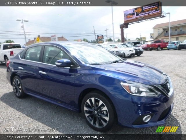 2016 Nissan Sentra SV in Deep Blue Pearl