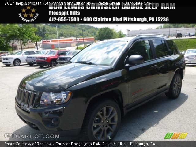 2017 Jeep Compass 75th Anniversary Edition 4x4 in Recon Green