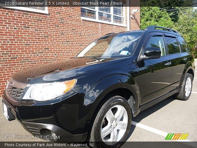 2010 Subaru Forester 2.5 X Limited in Obsidian Black Pearl