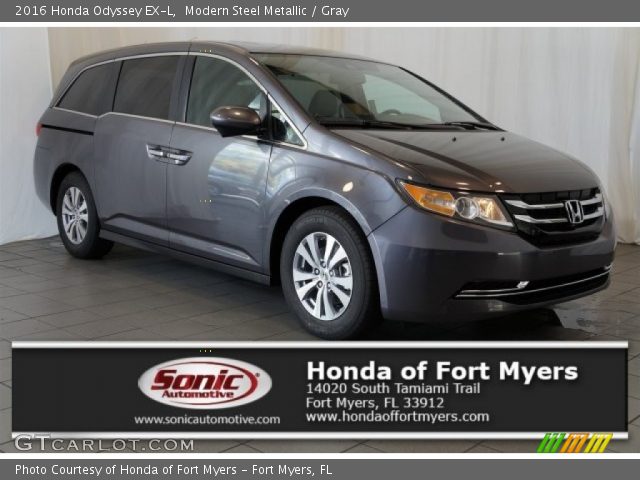 2016 Honda Odyssey EX-L in Modern Steel Metallic