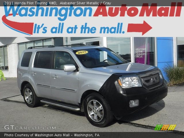 2011 Honda Pilot Touring 4WD in Alabaster Silver Metallic