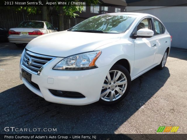 2013 Nissan Sentra SL in Aspen White