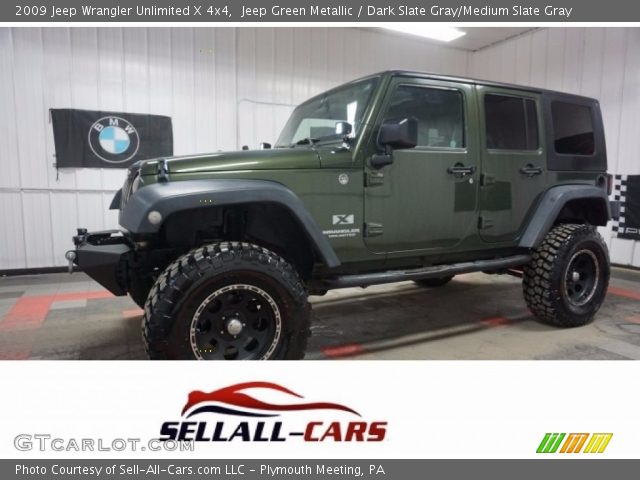2009 Jeep Wrangler Unlimited X 4x4 in Jeep Green Metallic