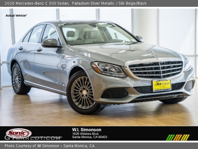2016 Mercedes-Benz C 300 Sedan in Palladium Silver Metallic