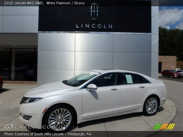 2015 Lincoln MKZ AWD in White Platinum