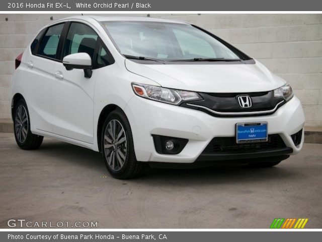 2016 Honda Fit EX-L in White Orchid Pearl
