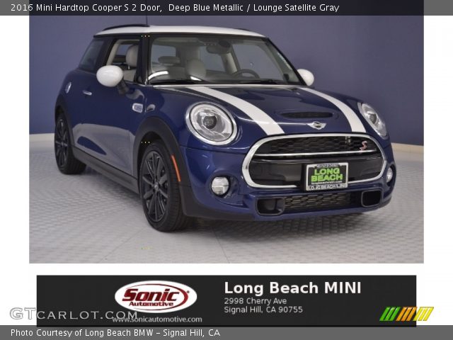 2016 Mini Hardtop Cooper S 2 Door in Deep Blue Metallic