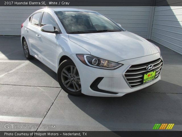 2017 Hyundai Elantra SE in White