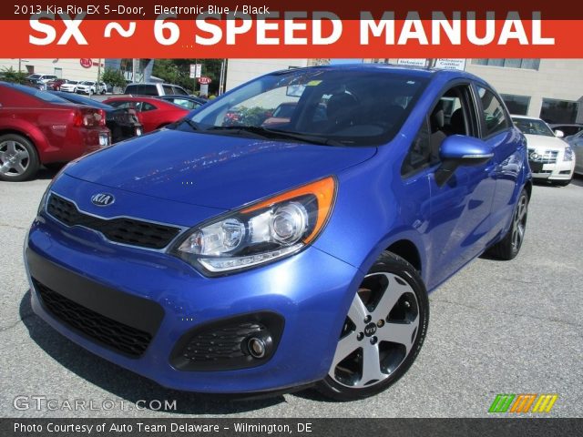 2013 Kia Rio EX 5-Door in Electronic Blue