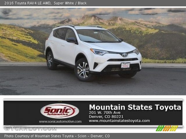 2016 Toyota RAV4 LE AWD in Super White