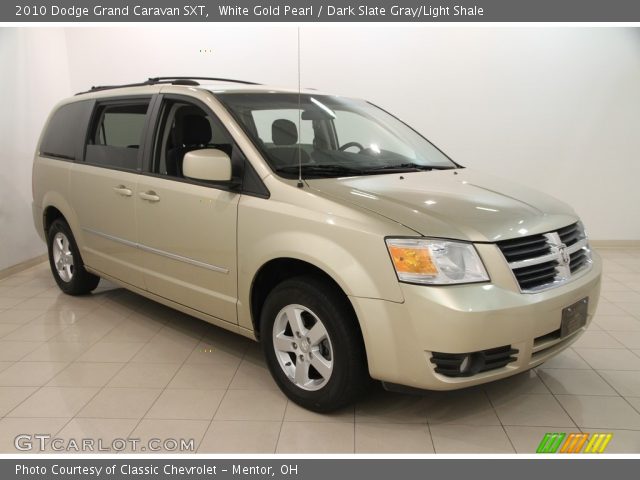 2010 Dodge Grand Caravan SXT in White Gold Pearl