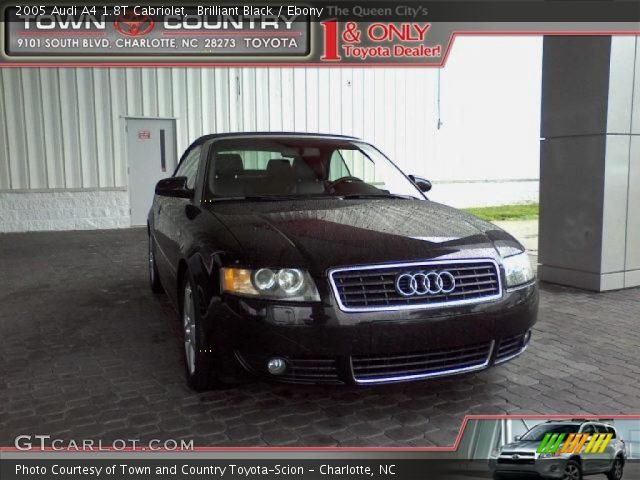 2005 Audi A4 1.8T Cabriolet in Brilliant Black