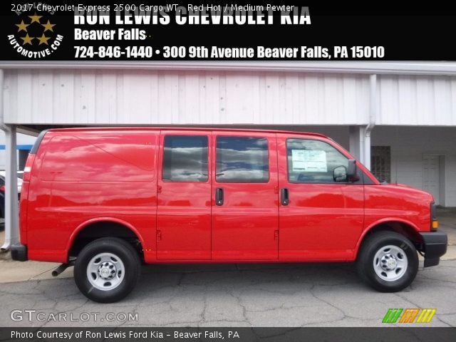 2017 Chevrolet Express 2500 Cargo WT in Red Hot