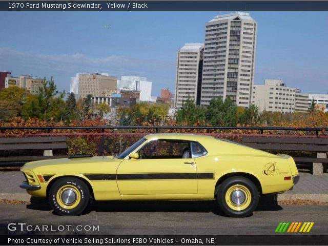 1970 Ford Mustang Sidewinder in Yellow