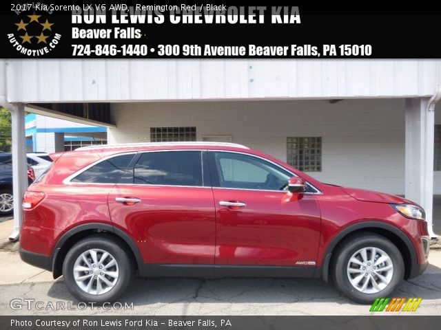 2017 Kia Sorento LX V6 AWD in Remington Red