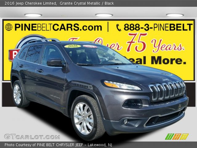 2016 Jeep Cherokee Limited in Granite Crystal Metallic