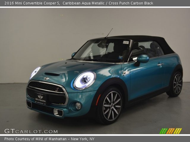 2016 Mini Convertible Cooper S in Caribbean Aqua Metallic