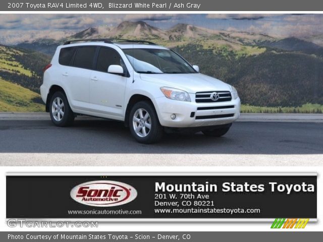 2007 Toyota RAV4 Limited 4WD in Blizzard White Pearl