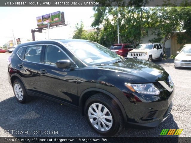 2016 Nissan Rogue S AWD in Magnetic Black