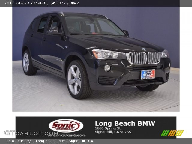 2017 BMW X3 xDrive28i in Jet Black